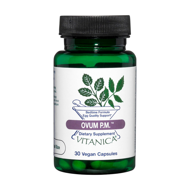 Vitanica Ovum P.M. - Provides Antioxidant Support for Healthy Egg Quality - Women's Health Supplement with Alpha Lipoic Acid, Glutathione, Melatonin,