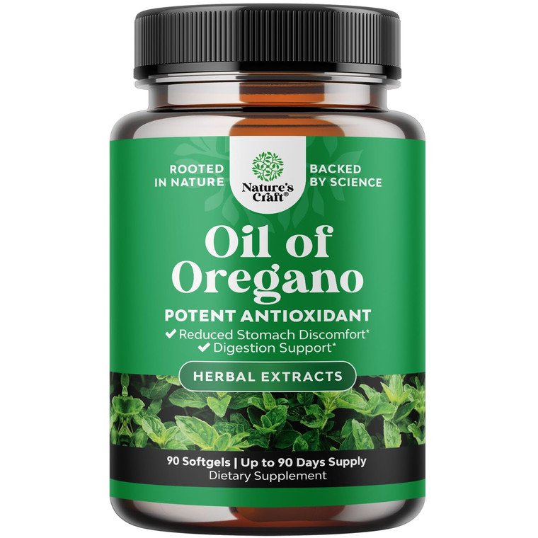 Wild Oil of Oregano Softgels - Gentle Detox for Immune Support - Concentrated Oregano Oil Softgels with Carvacrol 70% - Eases Digestion, Gut Balance