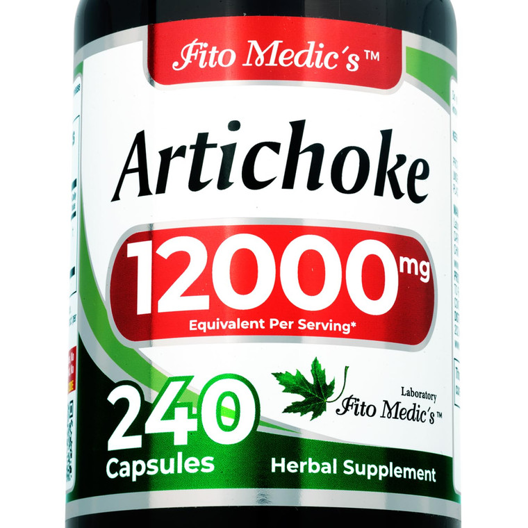 FITO MEDIC'S Lab | Artichoke Extract | Artichoke Extract Capsules |240 Capsules |12000 mg | alcachofa.