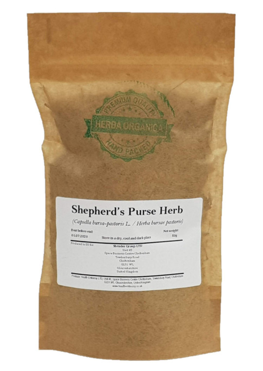 Herba Organica Shepherd's Purse Herb - Capsella Bursa-Pastoris L - Herbal Tea (50g)