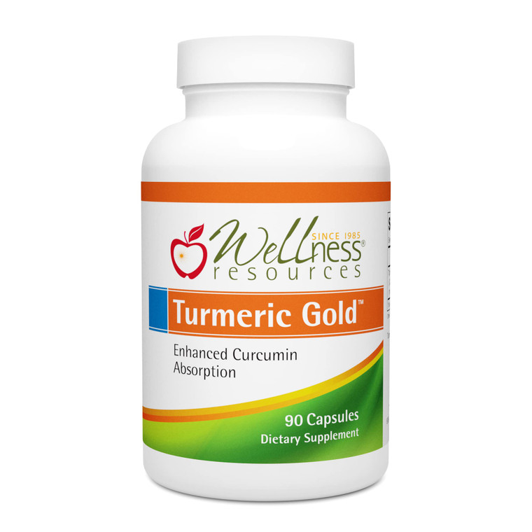 Turmeric Gold Caps with TurmiPure Turmeric Extract - 90 Servings - Highest Curcuminoid Bioavailability - Non-GMO, Vegan, Gluten-Free Turmeric Supplem