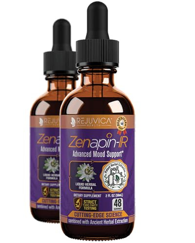 Rejuvica Health Zenapin IR - Advanced Mood Support Supplement - Kava Kava, Ashwagandha, Passionflower, Chamomile, B-Vitamins & More