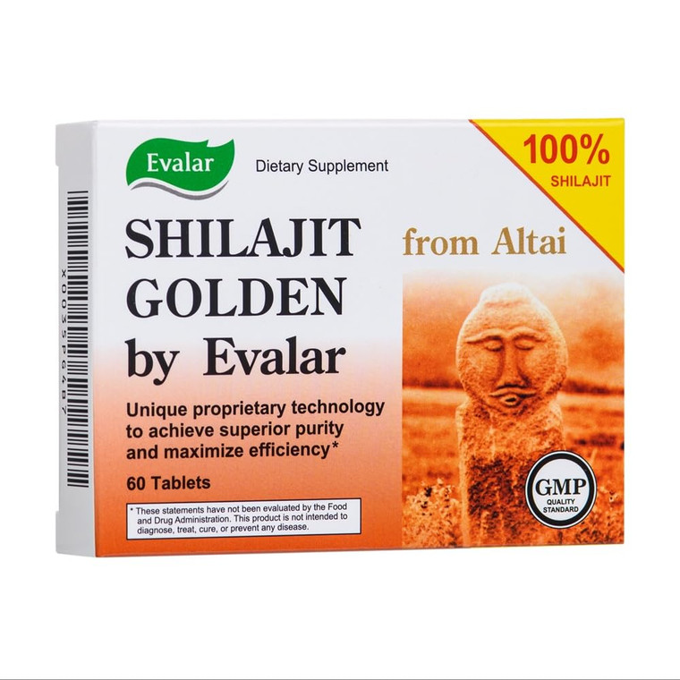 Evalar Shilajit Golden Siberian Altai 60 Tabs