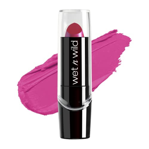 wet n wild Silk Finish Lipstick, Hydrating Rich Buildable Lip Color, Formulated with Vitamins A,E, & Macadamia for Ultimate Hydration, Cruelty-Free &