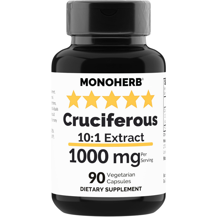 MONOHERB Cruciferous Extract 1000 mg - 90 Vegetarian Capsules