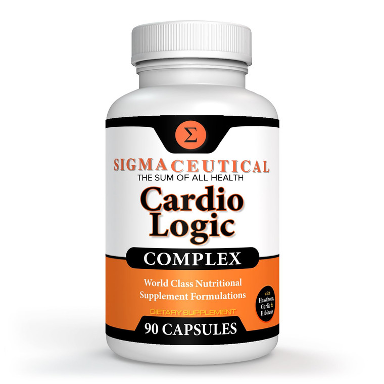 Sigmaceutical Hawthorn Extract Supplement, Olive Leaf Supplement, Garlic Extract Supplement & Hibiscus Supplement - 90 Capsules