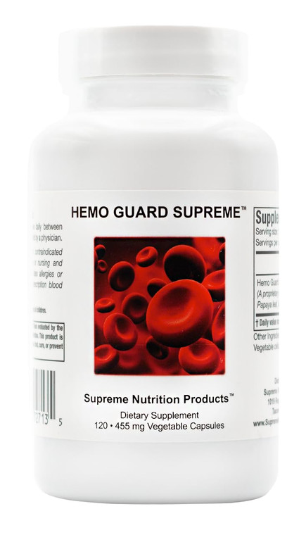 Supreme Nutrition Hemo Guard Supreme, 120 Pure Herbal Combination Vegetarian Capsules