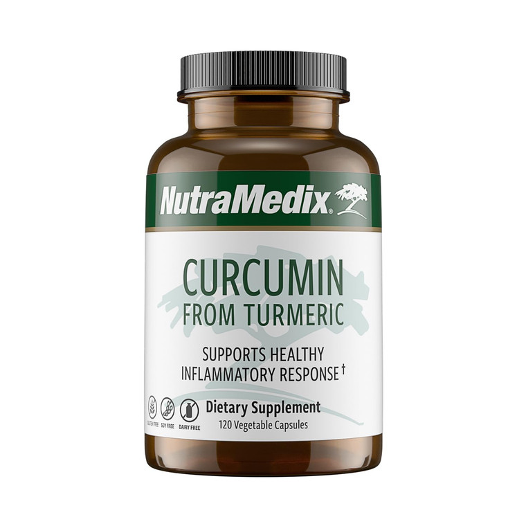 NutraMedix Curcumin - 500mg Turmeric Capsules - Promotes a Healthy Inflammatory Response, Immune System, Brain, Heart & Liver Support (120 Capsules)