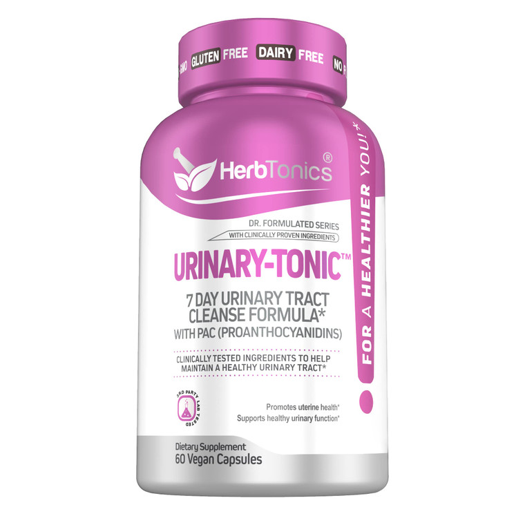 Herbtonics Fast Acting Urinary Tract Cleanse Treatment | Formula UTI with 36 mg PAC | Medical-Grade Cranberry Supplement for Urinary Tract Support (6