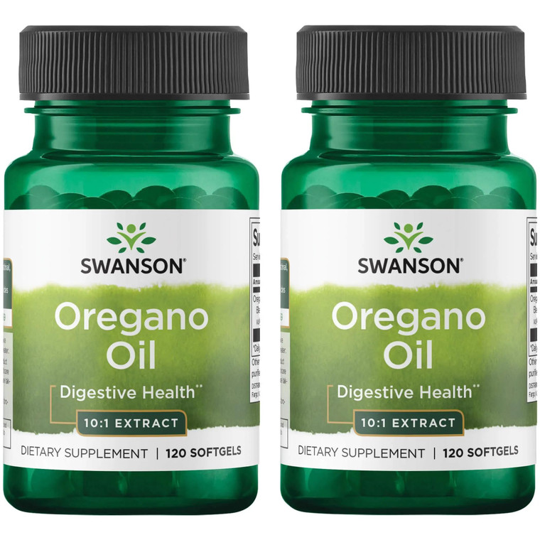 Swanson Oregano Oil 10:1 Extract - Natural Supplement Promoting Digestive Health & Respiratory Support - Supports Gastrointestinal System & Urinary T