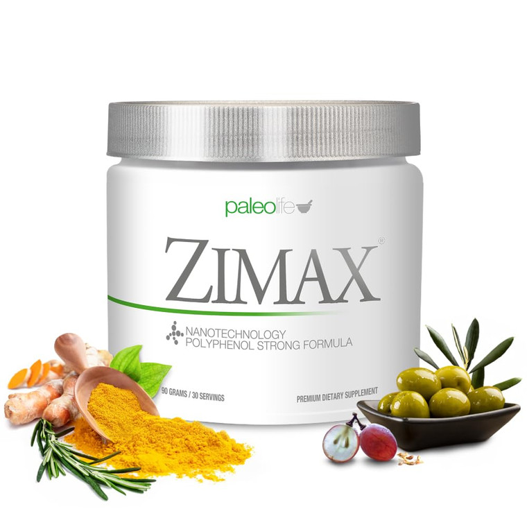 ZIMAX Super ANTIOXIDANT - 100% Natural - High Absorption Curcumin, Rosemary Extract, Grape Seed Extract, Olive Leaf Extract ORAC 3,451,770 (Canister)