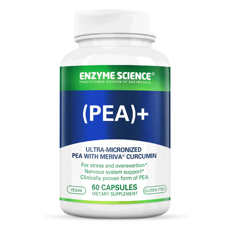 Enzyme Science Pea + Turmeric Curcumin Supplement for Physiological Support Helps Support Nervous, Immune, & Muscular Systems - 60 Capsules