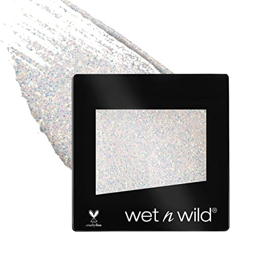 wet n wild Color Icon Eyeshadow Glitter - Ultra-Pigmented, Vitamin E Infused for a Silky-Smooth Moisturizing Application, Cruelty-Free & Vegan - Blea