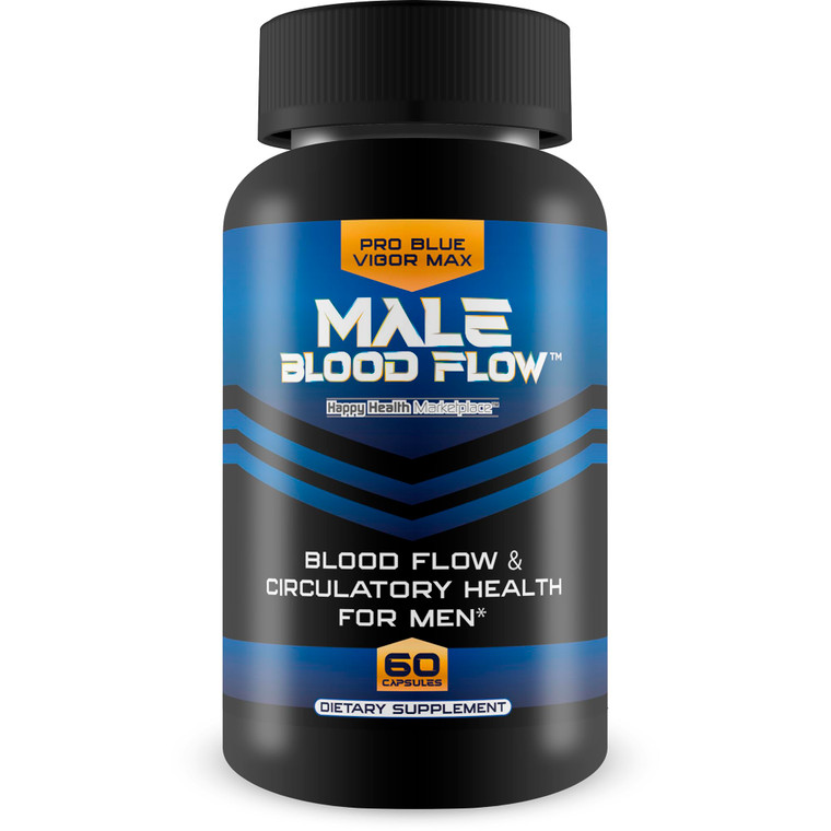 Pro Blue Vigor Max Male Blood Flow - Our Best Blood Circulation Supplements for Men - Our Best Nitric Oxide Supplements for Men - Blood Flow Suppleme