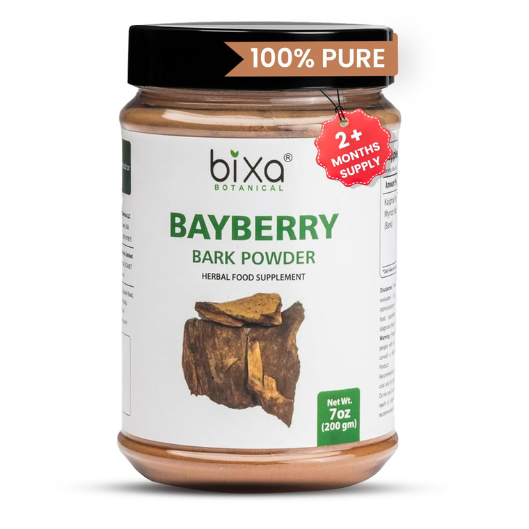 bixa BOTANICAL Bayberry Powder | Supports Respiratory and Digestive Health | Myrica nagi | 200 Grams / 7 OZ | Ayurvedic Herbal Supplement | Gluten Fr