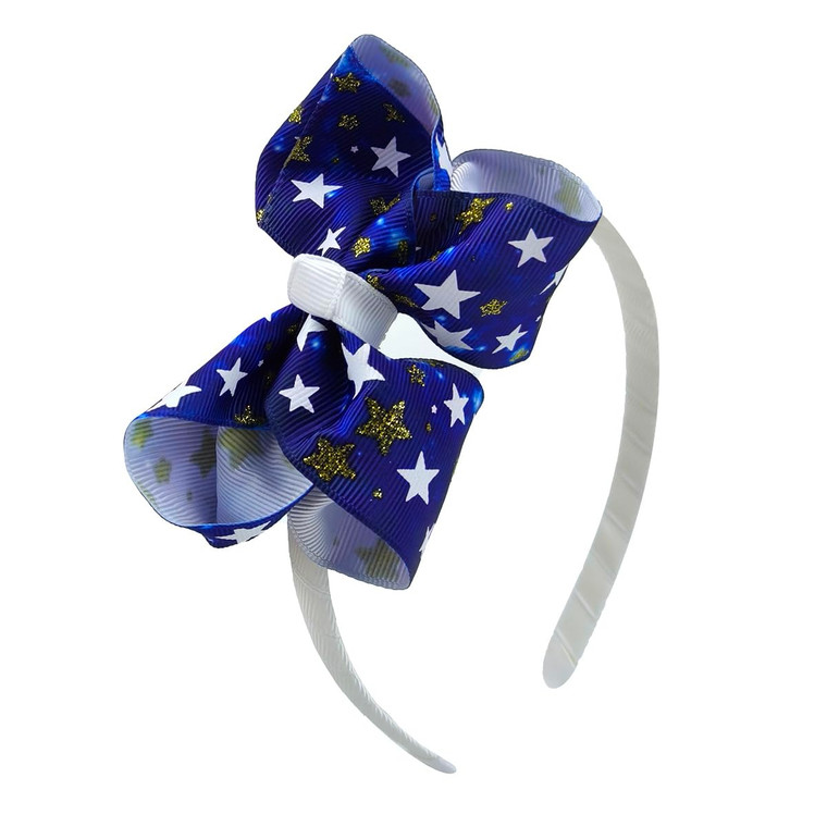 Star Headband Star Hair Band Rainbow Star Hair Accessories for Girls Women Birthday Party New Year Wedding Celebration Gift