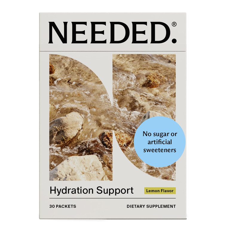 Needed Hydration Support with Electrolytes for Pregnancy & During Lactation & Trace Minerals  30 Packets Lightly Sweetened with Real Fruit, Lemon