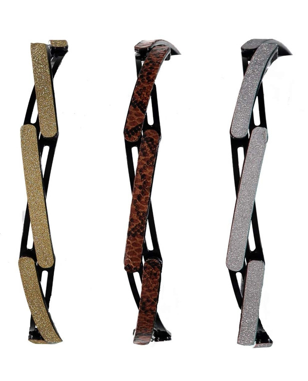 Allure Folding Headbands Bundle, 3-Piece