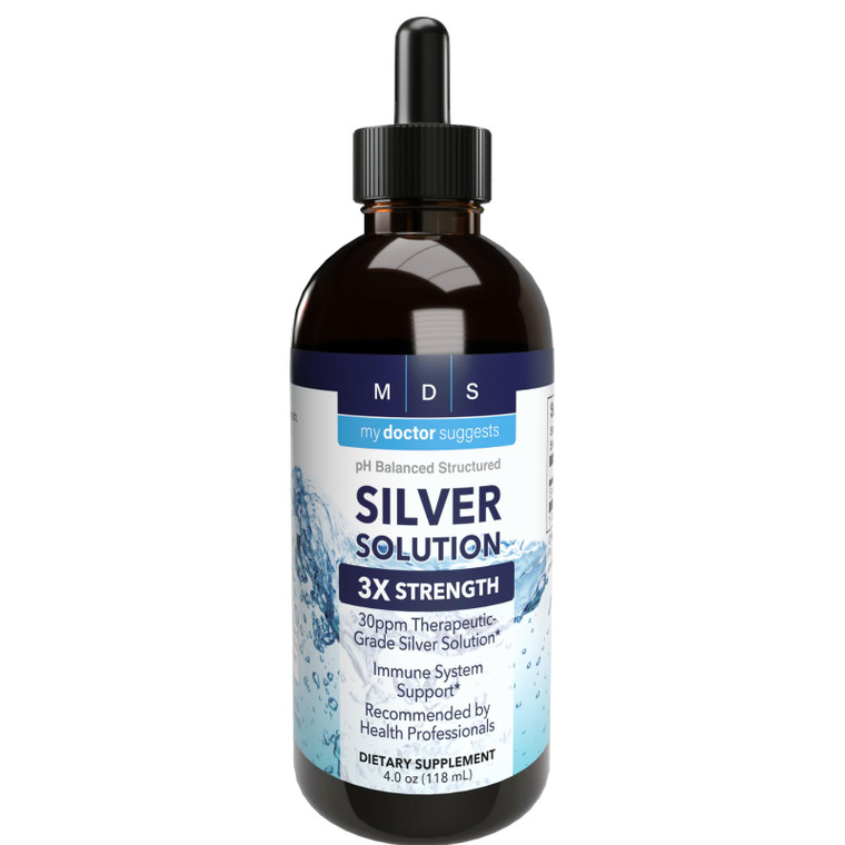 Alkaline Structured Silver Liquid 30ppm - Advanced Immune Support Liquid Drops - Extra Strength Colloidal Silver Mineral Supplements - Made in USA (4