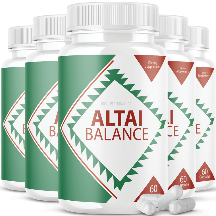 IDEAL PERFORMANCE (Official) Altai Balance Support Formula Pills Supplement (5 Pack)