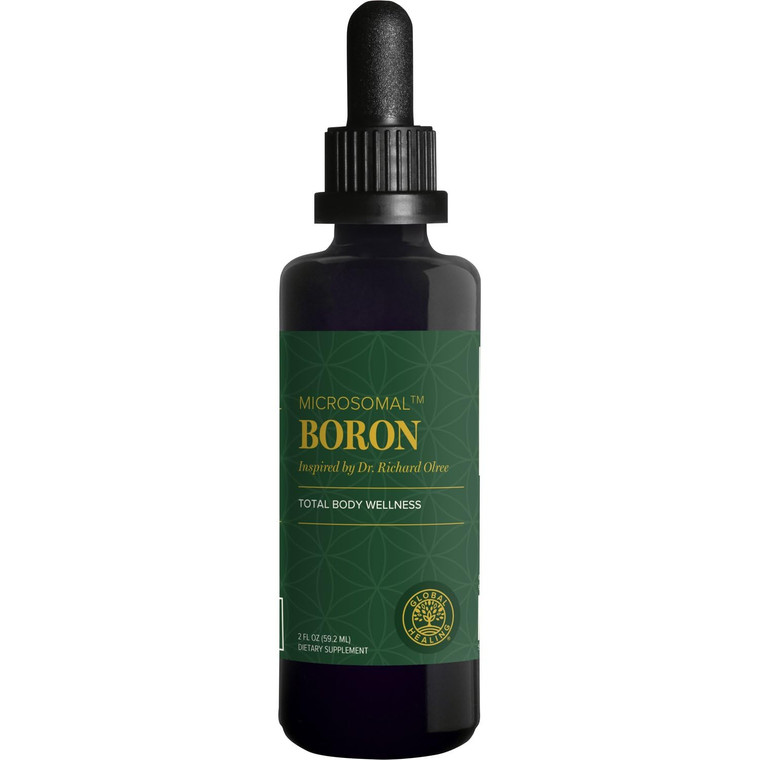 Global Healing Center - Boron Supplement for Men and Women - More Bioavailable Than Liposomal for Bone Health, Metabolism, and Enhanced Magnesium Abs