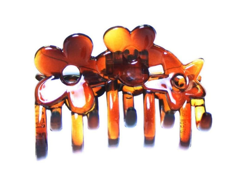 Caravan Flowers And Stars A True Combination In A Tortoise Shell Hair Claw