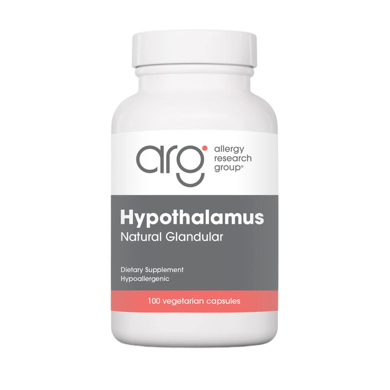 Nutricology Hypothalamus Supplement - Endocrine Support, Natural Glandular, 500mg Adrenal Support, Adrenal Pituitary, Adrenal Gland Function, Bovine,