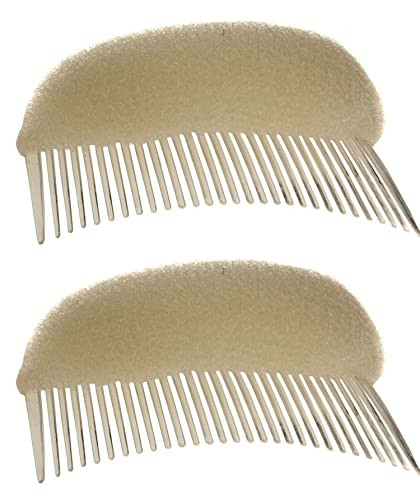 2PCS 29 Teeth Hair Fringe Volume Bump Up Inserts Tools-Hair Pin Hair Styling Clip Hair Charming Insert Do Beehive Tool Maker Hair Comb Hair Style Acc