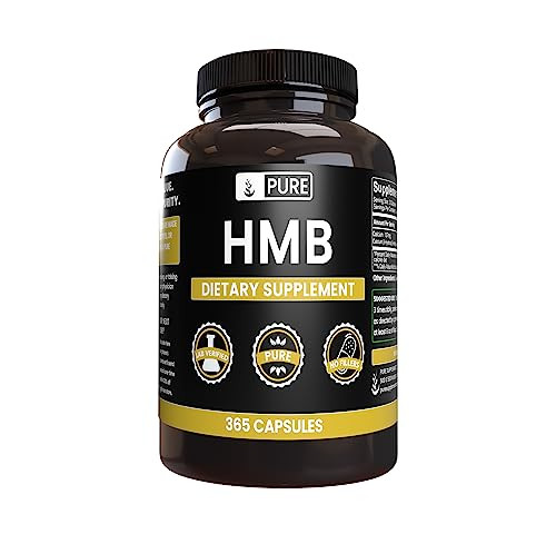 Pure Original Ingredients HMB (365 Capsules) No Magnesium Or Rice Fillers, Always Pure, Lab Verified