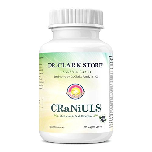 Dr Clark Store CRaNiULS (Multi Vitamin & Mineral), 520 mg 150 Gelatin Capsules