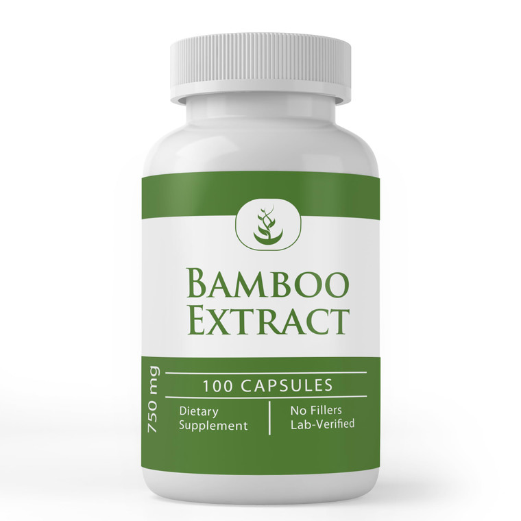 Pure Original Ingredients Bamboo Extract, (100 Capsules) Always Pure, No Additives Or Fillers, Lab Verified