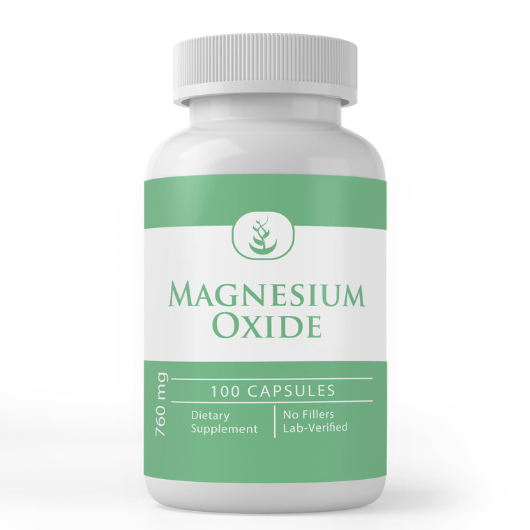 Pure Original Ingredients Magnesium Oxide, (100 Capsules) Always Pure, No Additives Or Fillers, Lab Verified