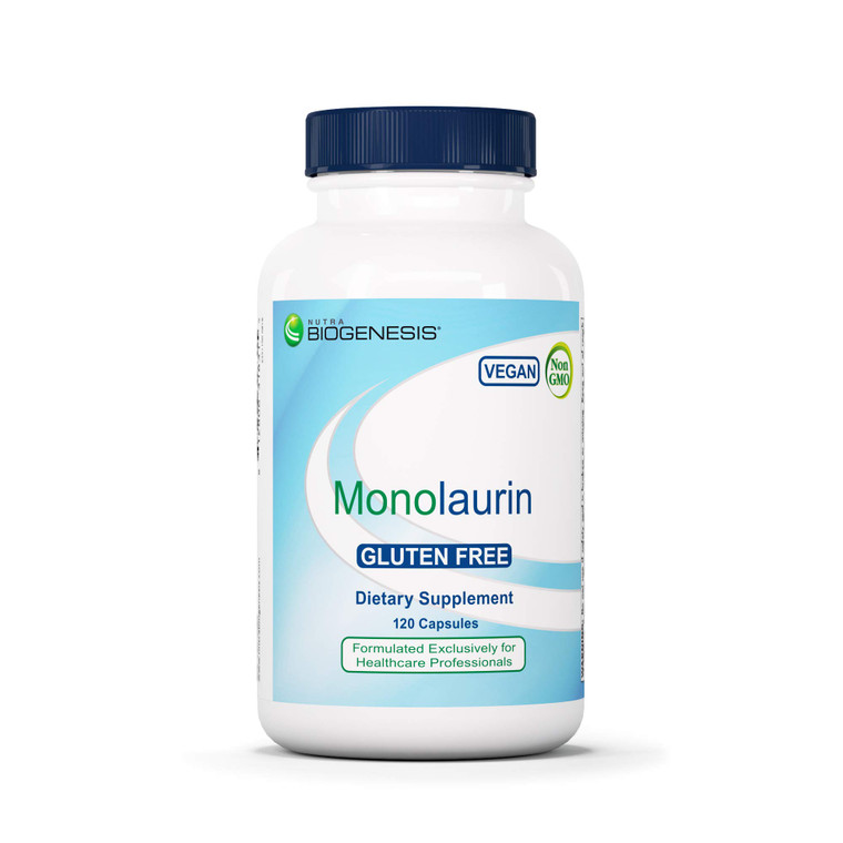Nutra Biogenesis Monolaurin - Monolaurin Capsules, Coconut Monolaurin Support Supplement for Men & Women, 1000mg Per Serving for Adults - 120 Vegan C