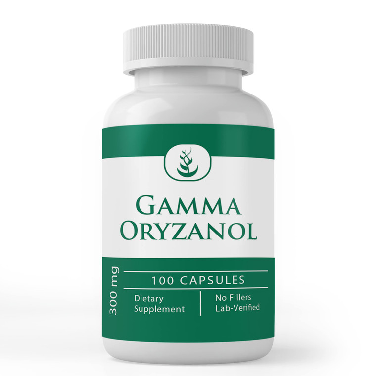 PURE ORIGINAL INGREDIENTS Gamma Oryzanol, (100 Capsules) Always Pure, No Additives Or Fillers, Lab Verified