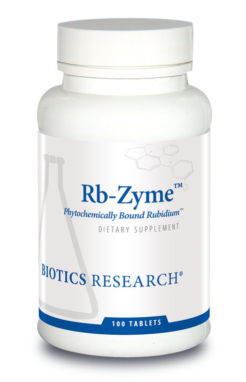 Biotics Research Rb Zyme Whole Food Rubidium Source, Ultra Trace Mineral, Glandular Health. 100 Tablets