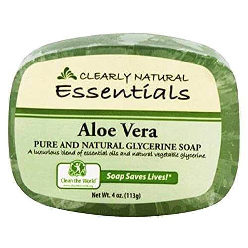 Clearly Natural Essentials Aloe Vera Pure and natural glycerine soap 4 oz