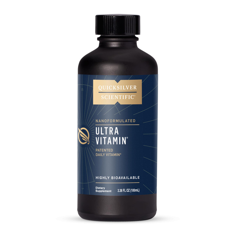 Quicksilver Scientific Liposomal Ultra Vitamin - Liquid Multivitamin & Antioxidant Supplement for Energy, Liver Health & Brain Support - Bioactive B