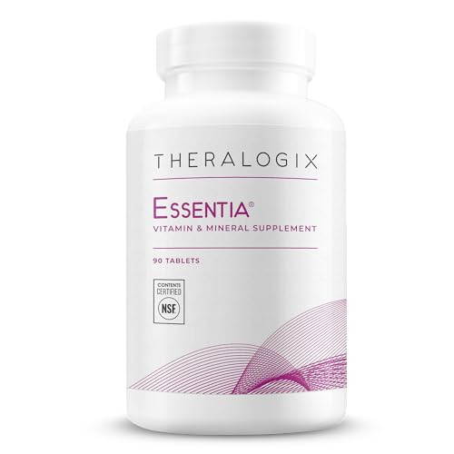 Theralogix Essentia Multivitamin for Women - 90-Day Supply - Women's Daily Multivitamin - Supports Immune Health & Bone Health - Includes Vitamin C,