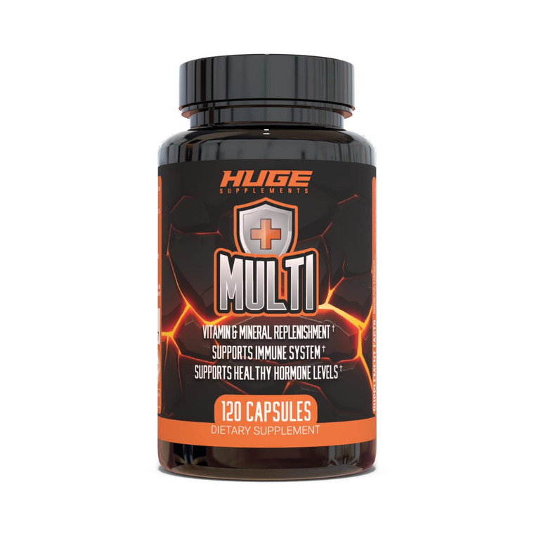 Huge Multi, Multivitamin for Men, High-Performance All-in-One Formula for Athletes & Bodybuilding, Vitamin & Mineral Replenishment, Supports Immune S