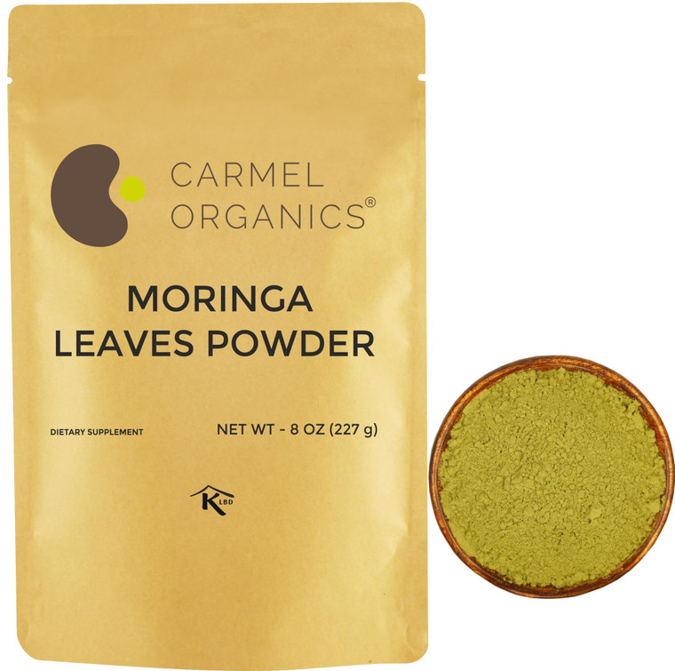 Moringa Leaves Powder (8 Ounce) | Non GMO | Super Food for Smoothies and Drinks | Natural | No Added Preservative or Additive | Moringa Oleifera Powd