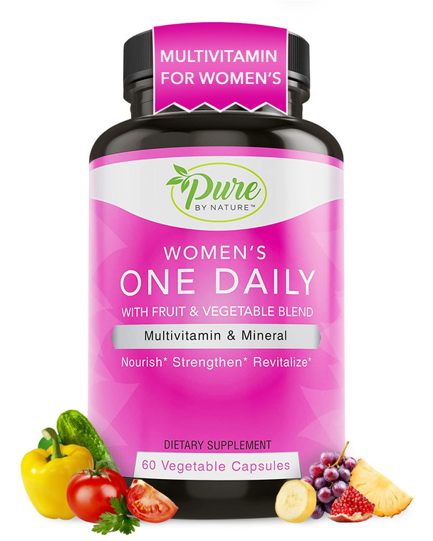 Pure By Nature One-Daily Multi-Vitamin for Women, 60 Count