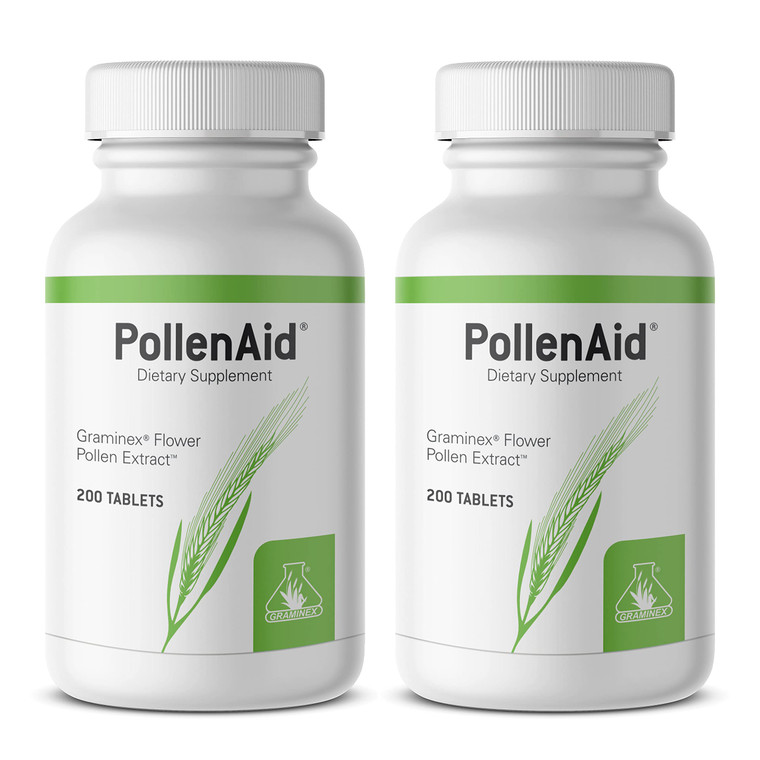 Graminex PollenAid Prostate Supplement: All Natural Prostate Support for Bladder Control & Urinary Tract Health, Rye Pollen Extract Made in USA, 200