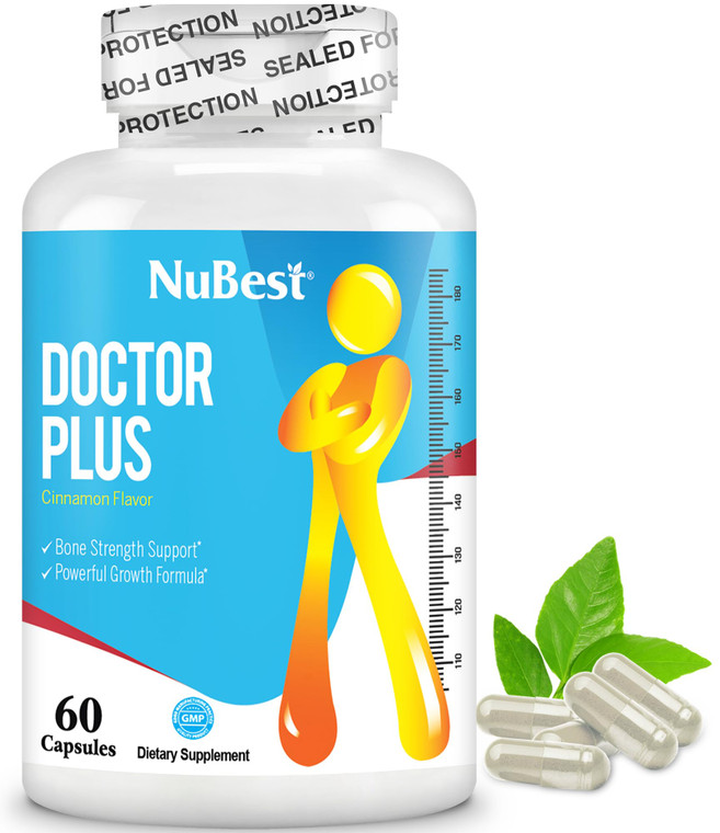 NuBest Doctor Plus with Calcium, Vitamin D3, Vitamin K2 (MK7), Magnesium Capsules for Bone Strength, Healthy Bones, Immunity, Calcium Max Absorption