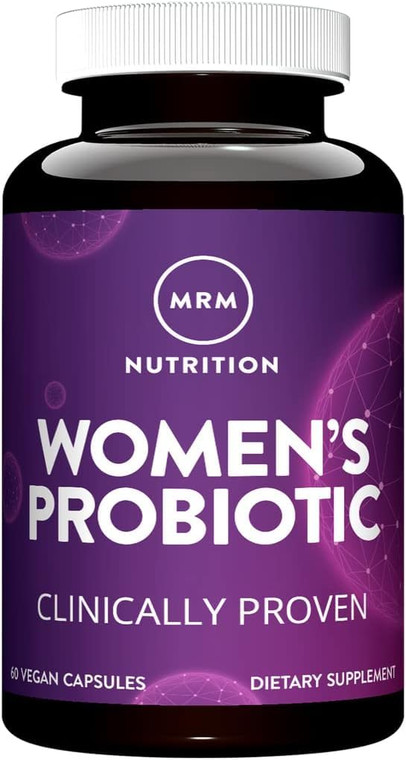 MRM Nutrition Womens Probiotics | Intestinal + Immune Health | Prebiotics + postbiotics | Clinically Proven| 25 Billion Cells | Good Bacteria for Gu