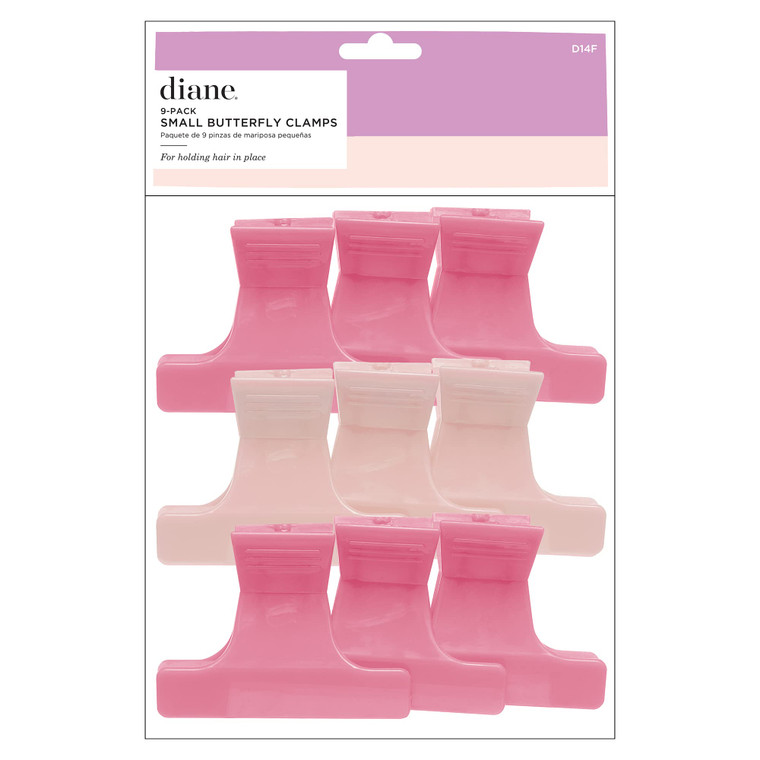 Diane Frosty Butterfly Clips Assorted Colors, Small, 2.25"