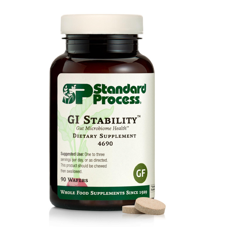 Standard Process GI Stability - Gut Microbiome Health Dietary Support - Prebiotic Supplement to Offer Immune Health Care - Vegetarian, Gluten-Free &