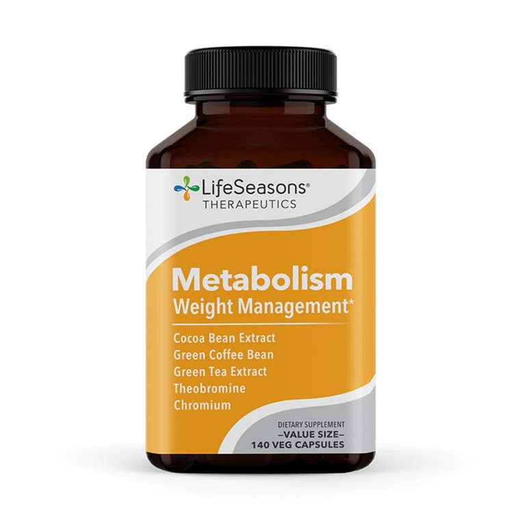 Metabolism - Weight Control Support & Energy Boosting Supplement - Natural Appetite Suppressant - Curbs Cravings - Green Tea, Coffee Bean, Chromium,
