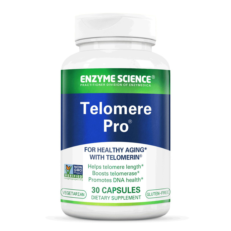 Enzyme Science Telomere Pro | Supports Cellular Health, Energy Production, and Healthy Aging | Formulated with Vitamin D3, Rhodiola and Astragalus |
