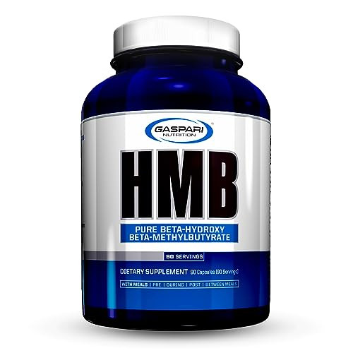Gaspari Nutrition HMB, Pure Beta-Hydroxy Beta-Methylbutyrate, Help Muscle Growth, Promotes Strength and Recovery, Combats Muscle Breakdown, 1,000 mg