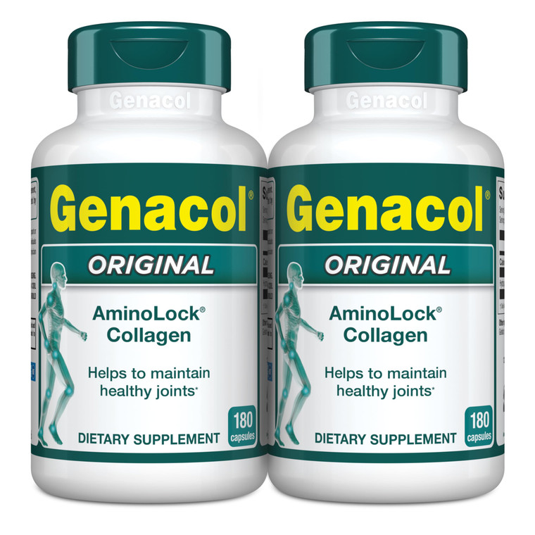 Genacol Original  Collagen Supplement with Ultra-Hydrolyzed Peptides for Joint Health Support, Value Duo-Pack, 360 Capsules (120-Day Supply)